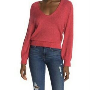 5/$25 Summer‎ Sale!!! Abound Red V-Neck Sweater